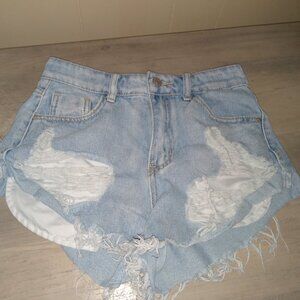 Shein ladies light Denim shorts